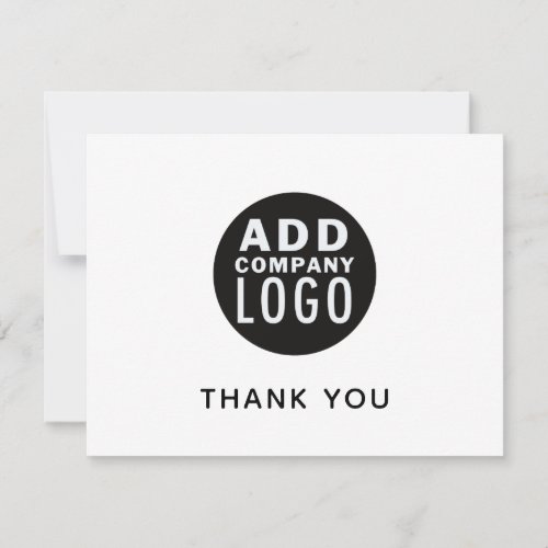 Custom Logo Personalized Business Thank You Card
