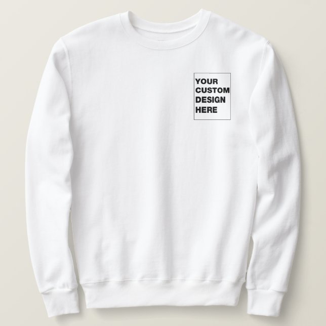 Custom Logo – Personalized Crewnecks for Business Sweatshirt (Design Front)