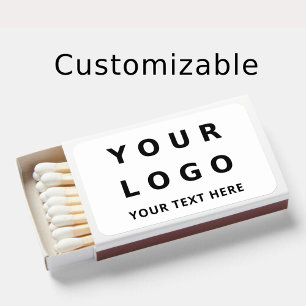 Custom Logo Personalized for Events & Branding Matchboxes