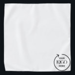 Custom Logo Personalized Pet Bandana<br><div class="desc">Showcase your brand in style with this personalized pet bandana featuring your own logo design. Perfect for dogs and cats,  it’s a fun way to promote your business or event while giving pets a fashionable accessory. Great for pet lovers and brand owners alike.</div>