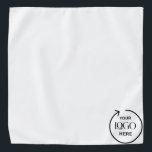 Custom Logo Personalized Pet Bandana<br><div class="desc">Showcase your brand in style with this personalized pet bandana featuring your own logo design. Perfect for dogs and cats,  it’s a fun way to promote your business or event while giving pets a fashionable accessory. Great for pet lovers and brand owners alike.</div>