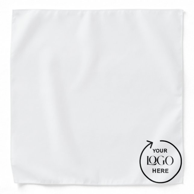 Custom Logo Personalized Pet Bandana (Front)