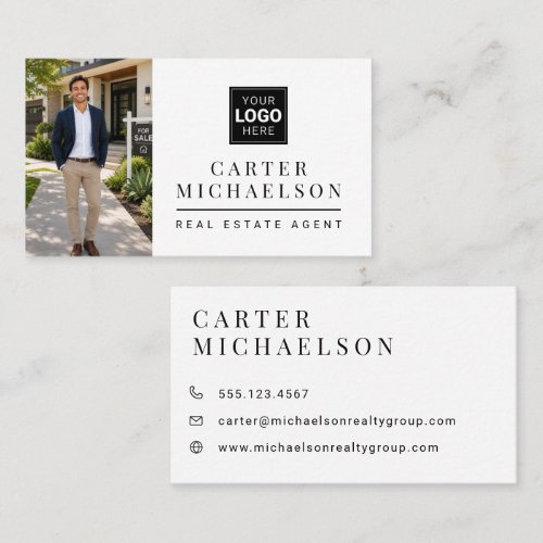 Custom Logo, Photo and Personal Branding Design Business Card
