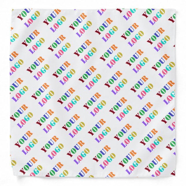 Custom Logo Photo Bandana Promotional Business (Front)