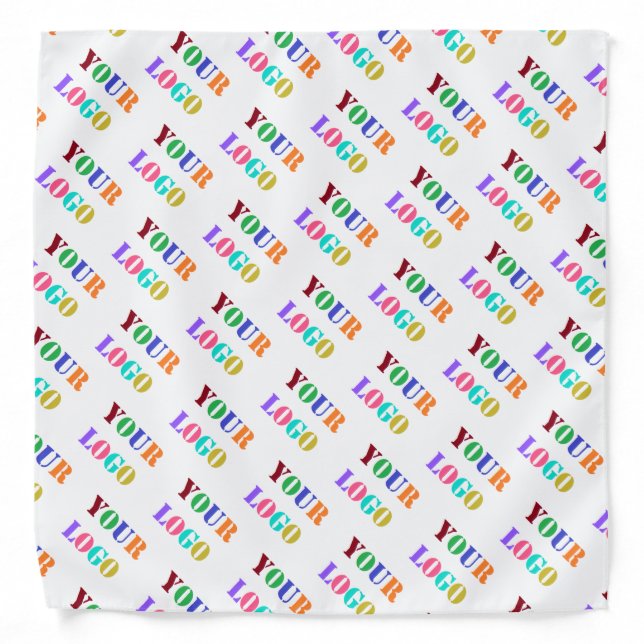 Custom Logo Photo Bandana Promotional Business (Front)