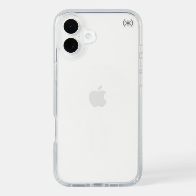 custom  logo photo black and white speck iPhone case (Front)