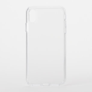 custom logo photo black and white speck iPhone XS max case