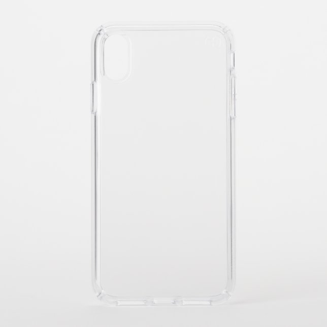 custom  logo photo black and white speck iPhone XS max case (Front)