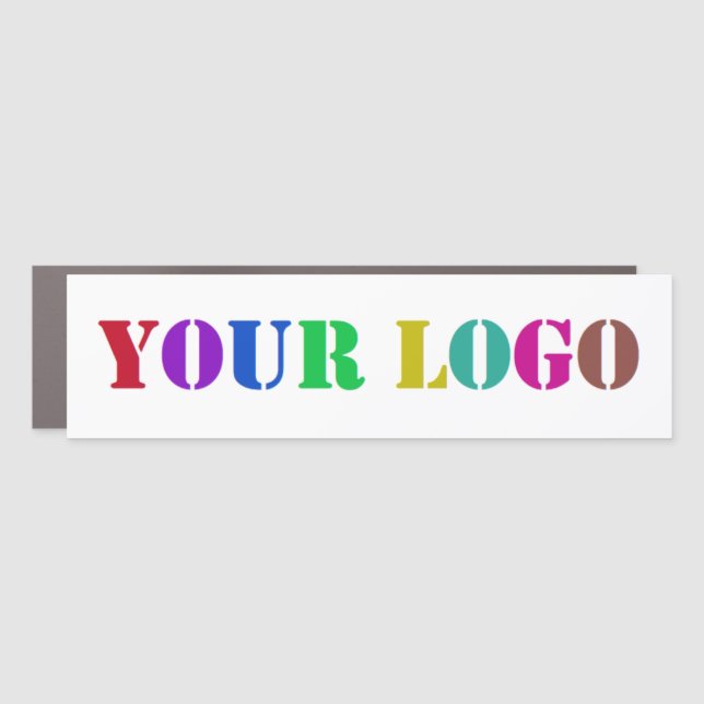Custom Logo Photo Business Promotional Car Magnet (Front)