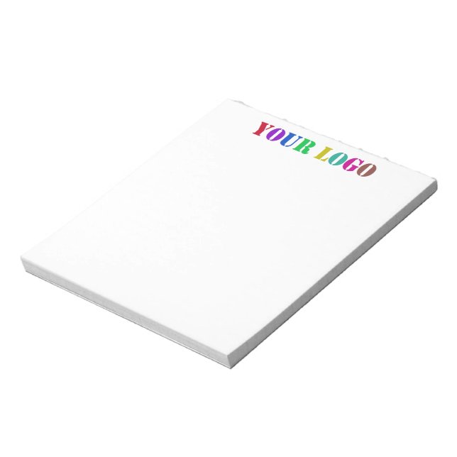 Custom Logo Photo Business Promotional Notepad (Rotated)