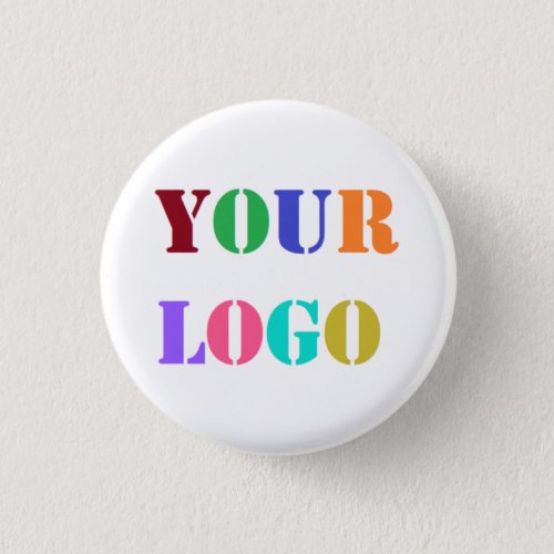 Custom Logo Photo Button Your Business Promotional
