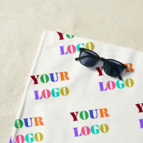 Custom Logo Photo Colors Promotional Beach Towel