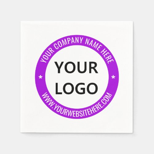 Custom Logo Photo Colors Your Promorional Napkins