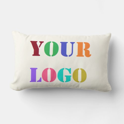 Custom Logo Photo Company Promotional Throw Pillow