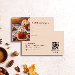 Custom Logo Photo Fall Autumn Bakery Business