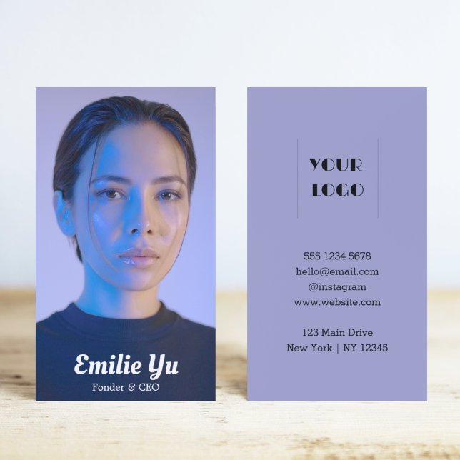 Custom Logo & Photo Influencer Modeling Purple  (Creator Uploaded)