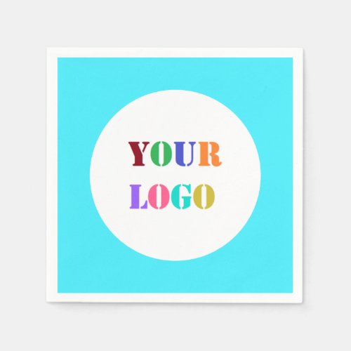 Custom Logo  Photo or Text Napkins Your Colors