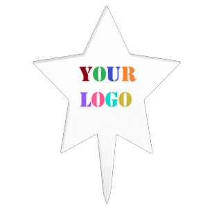 Custom Logo Photo Promotional Business Cake Topper