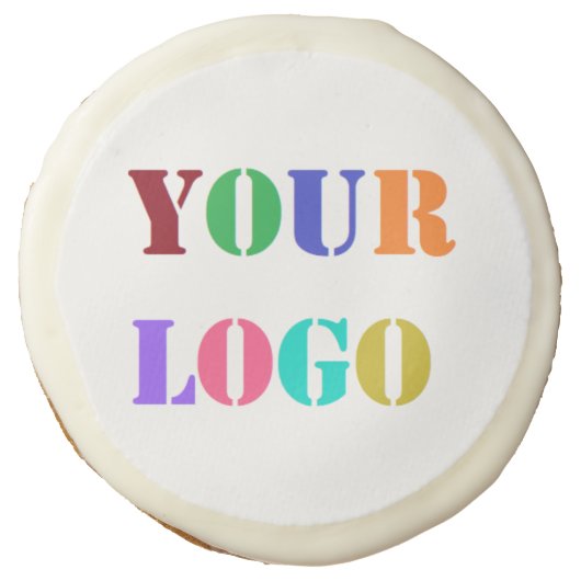 Custom Logo Photo Promotional Company Sugar Cookie (Front)