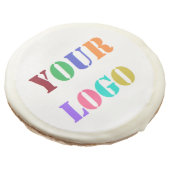 Custom Logo Photo Promotional Company Sugar Cookie (Angled)