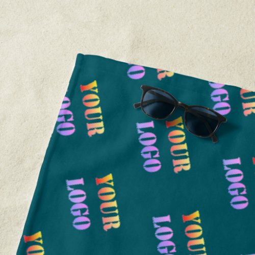 Custom Logo Photo Promotional Personalized Colors  Beach Towel