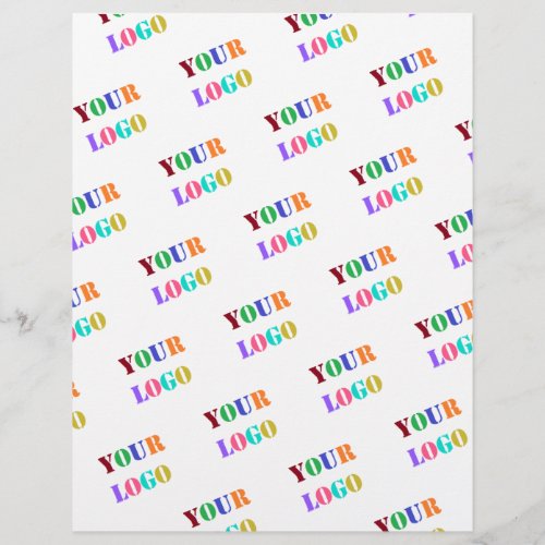 Custom Logo Photo Promotional Personalized Modern  Letterhead