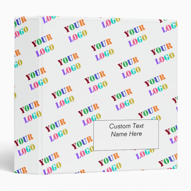 Custom Logo Photo Promotional Personalized Special 3 Ring Binder (Front/Spine)