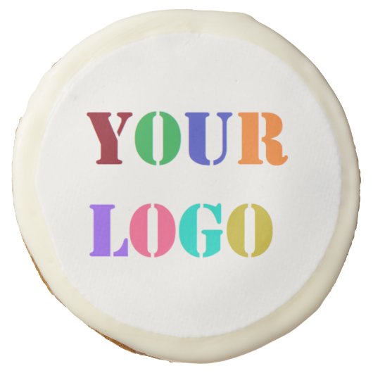 Custom Logo Photo Promotional Sugar Cookie (Front)