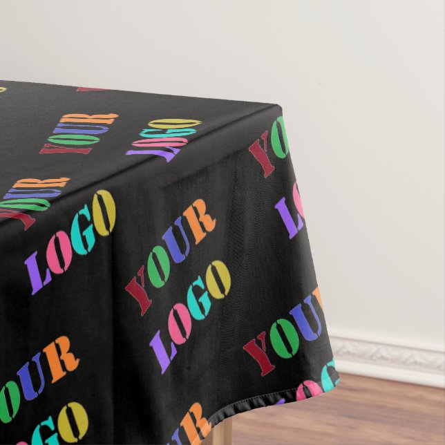 Custom Logo Photo Tablecloth - Company Promotional (In Situ)