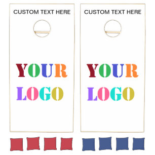 Custom Logo Photo Text Cornhole Set Promotional