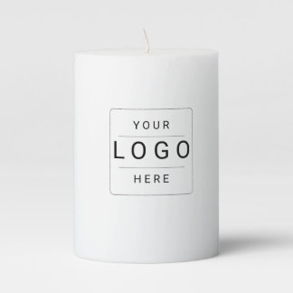 Custom Logo Pillar Candle