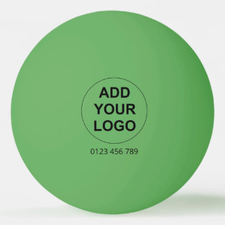 Custom Logo Ping Pong Ball - Green