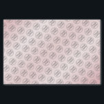 Custom logo pink tissue paper business packaging<br><div class="desc">Tissue paper with your custom logo on a light pink satin gradient background. Easy to use template. To adjust the spacing between the logo repetitions,  increase or decrease the tile size and the size of the logo or upload your logo with a transparent margin.</div>