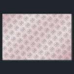 Custom logo pink tissue paper business packaging<br><div class="desc">Tissue paper with your custom logo on a light pink satin gradient background. Easy to use template. To adjust the spacing between the logo repetitions,  increase or decrease the tile size and the size of the logo or upload your logo with a transparent margin.</div>