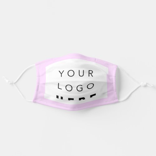 Custom Logo Pink White Covid_19 Cloth Simply Adult Cloth Face Mask