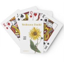 Custom Logo Playing Cards for Back to Work Parties