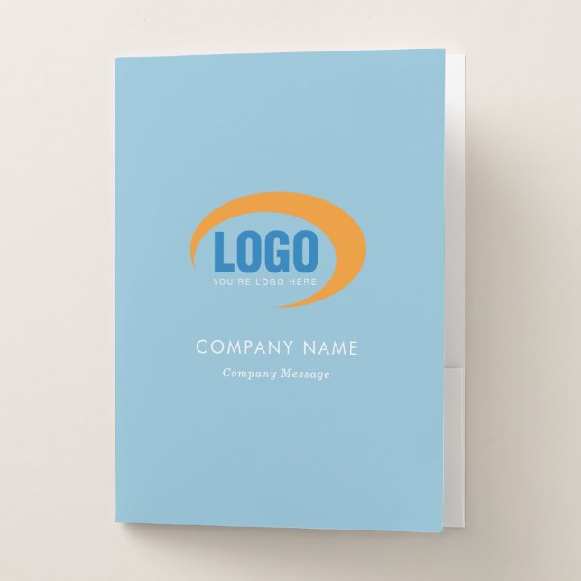 Custom Logo Pocket Folder (Front)
