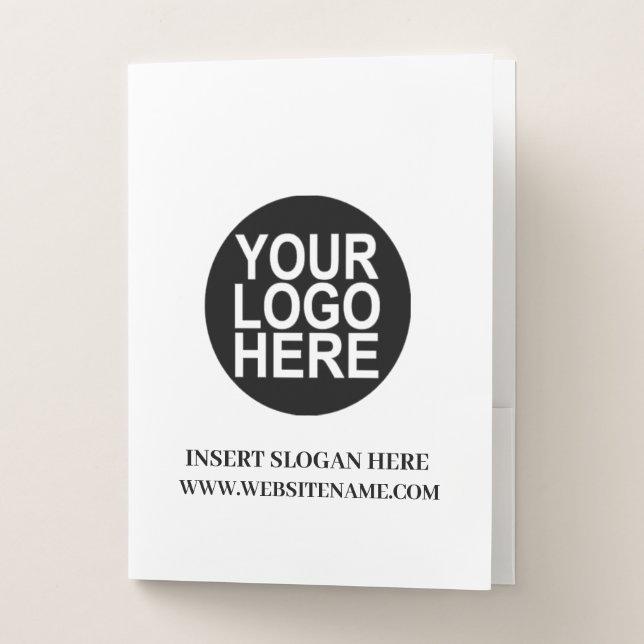 Custom Logo Pocket Folder (Front)