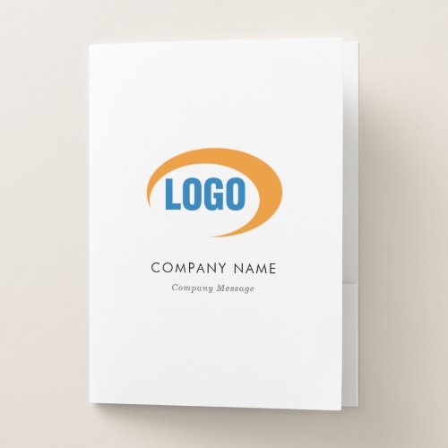 Custom Logo Pocket Folder