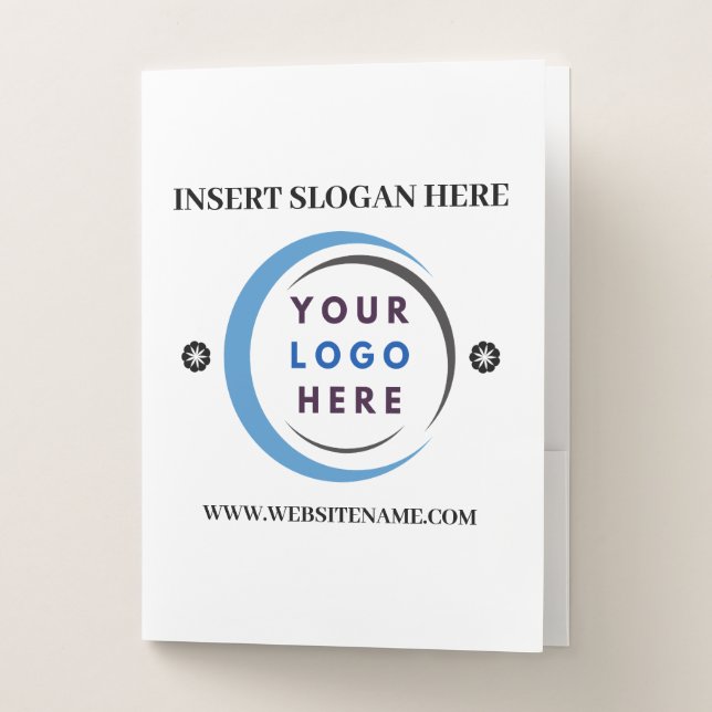 Custom Logo Pocket Folder (Front)