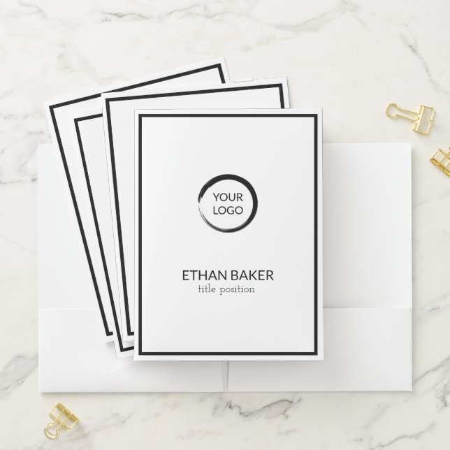 Custom Logo Pocket Folder (In Situ)