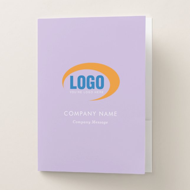 Custom Logo Pocket Folder (Front)