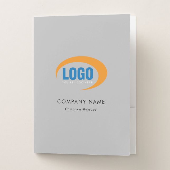 Custom Logo Pocket Folder (Front)