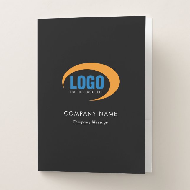 Custom Logo Pocket Folder (Front)