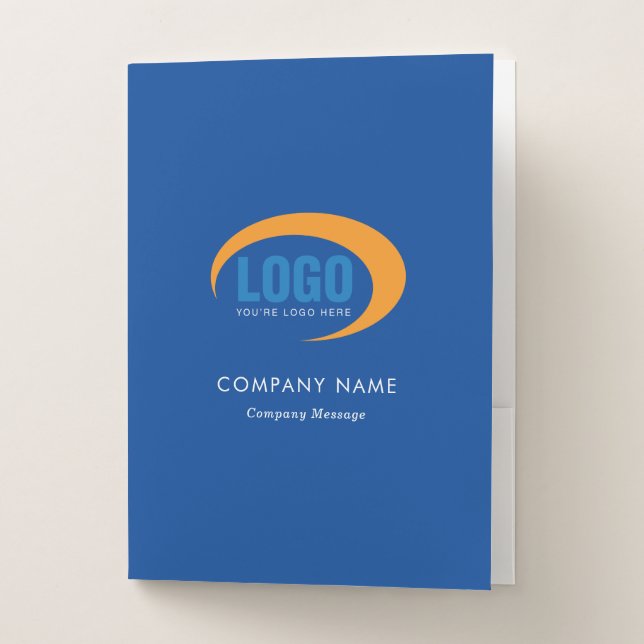 Custom Logo Pocket Folder (Front)