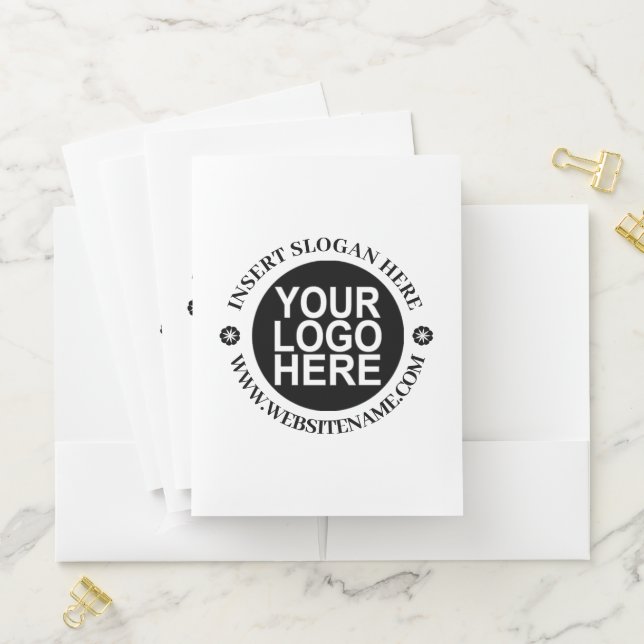 Custom Logo Pocket Folder (In Situ)