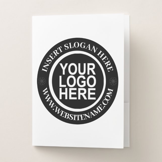 Custom Logo Pocket Folder (Front)