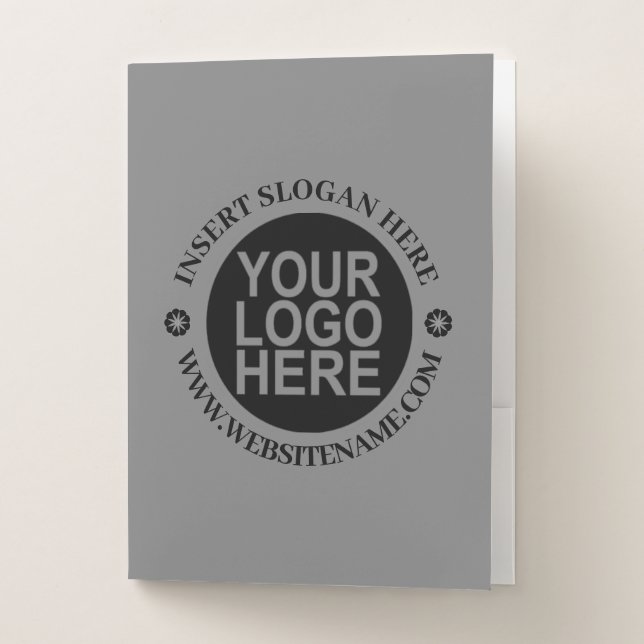 Custom Logo Pocket Folder (Front)