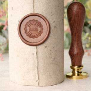 Custom Logo Printed Invitations Stationery office Wax Seal Stamp