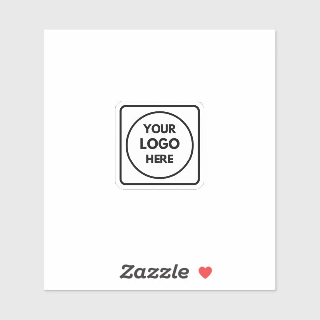 Custom Logo | Professional Branded Water Bottle  Sticker (Sheet)